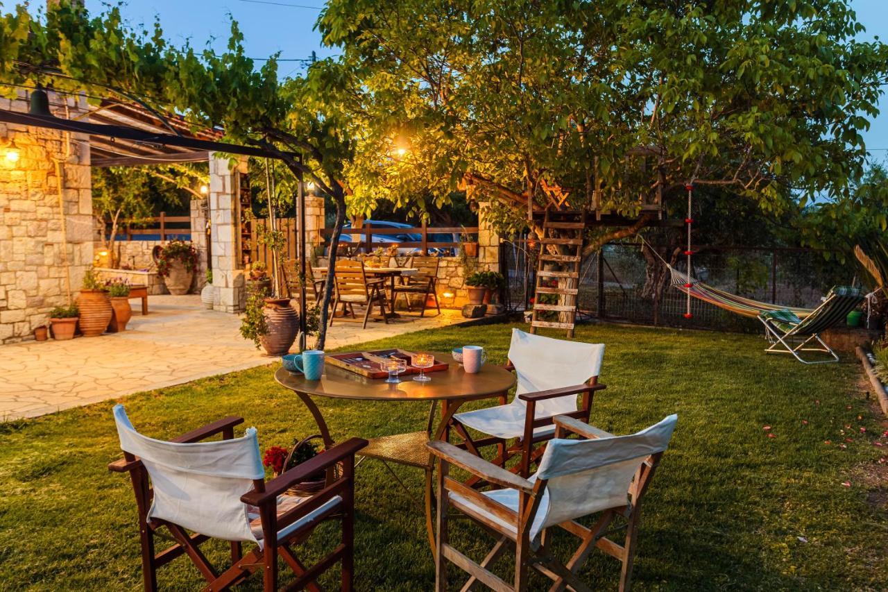 Petalidi Olive Garden Stone House Near The Beach Buitenkant foto