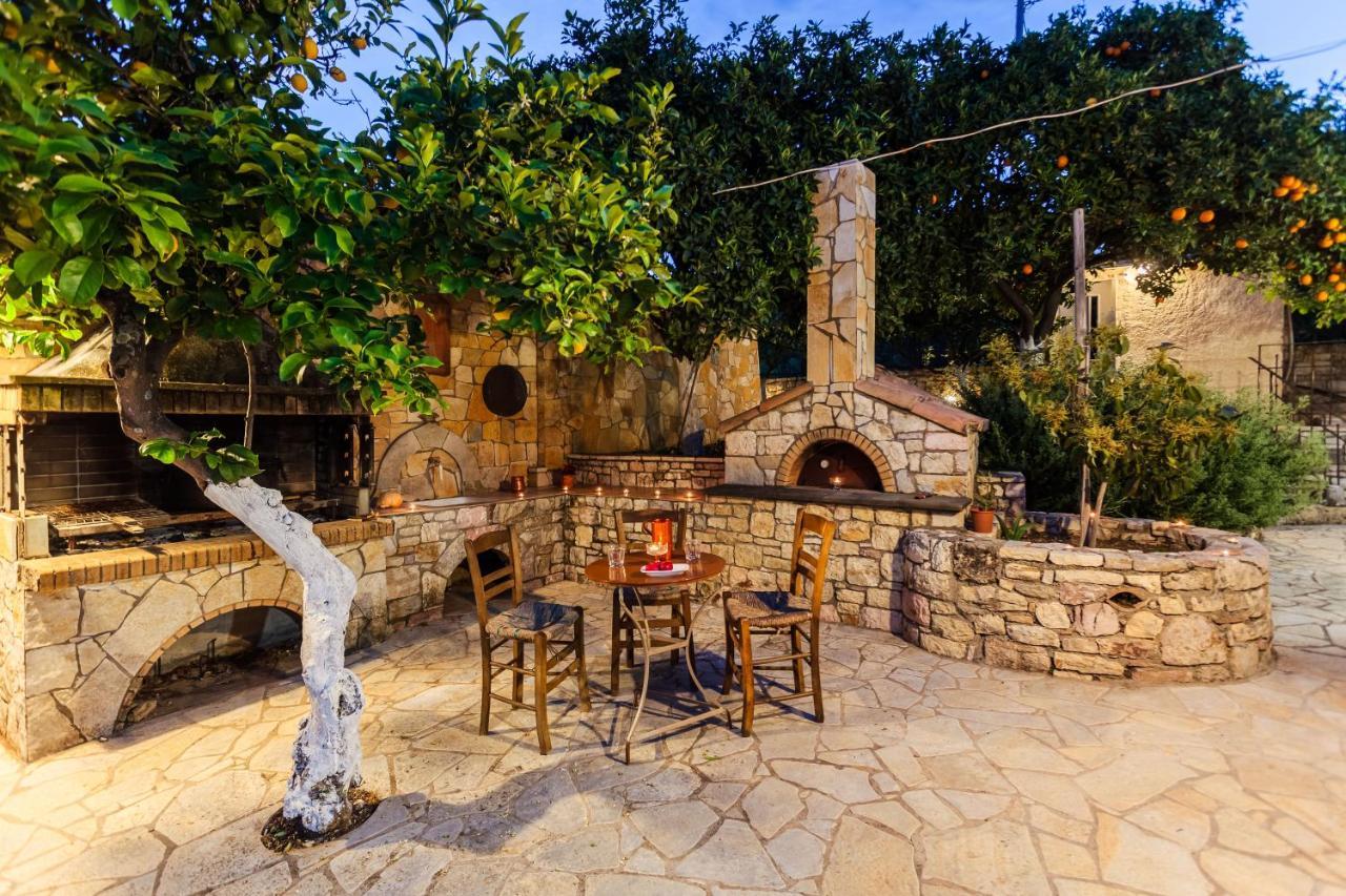 Petalidi Olive Garden Stone House Near The Beach Buitenkant foto